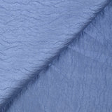 100% Soie froissée bleu bleuet
