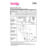 Burda Boss N ° 5700: blusa