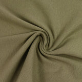 Olive green tubular ribbed cuffs per meter