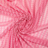 Dentelle graphique rose bonbon