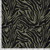 Khaki back -to -kisse viscose jersey