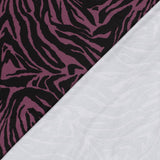 Jersey de viscose imprimé zèbre fond violet