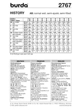 Patron n ° 2767: costume costume of the years 1848