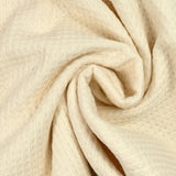 Tela doble de tela de panal Sponge Ecru Bamboo por metro