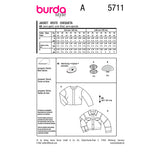 Burda boss n ° 5711: jacket