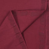 Jersey coton Bio lie de vin