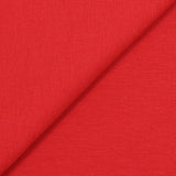 Jersey coton Bio rouge