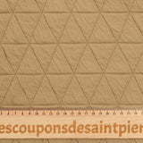 Jersey Matt Triangle Beige Fondo
