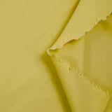 Drap de laine sergé jaune minosa