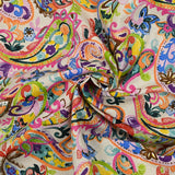 Impresión de cachemir multicolor de cachemir