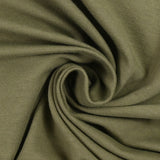 Jersey french terry coton Bio vert olive