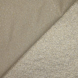 Gold and silver metallic cotton blend