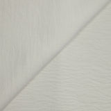 Crêpe de polyester aspect lin blanc cassé