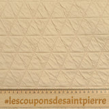 Criángulo de Jersey de moneda Beige Beige Beige
