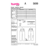 Burda Boss N ° 5699: pantalones