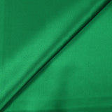 Imperial green silk satin