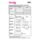 Patron Burda n°6023 : Robe et blouse