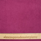 Velvet de poliéster acanalado fucsia (copia)
