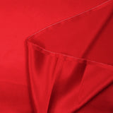 100% red silk satin