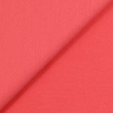 Jersey french terry cotton organic pink coral