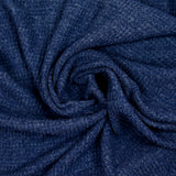 Ori navy blue brushed textured knit
