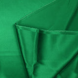 Imperial green silk satin