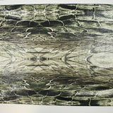 Jersey de polyester python fond vert
