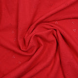 Double openwork embroidered gauze lolita red