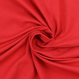Jersey coton Bio rouge