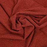 Ribbed terracotta Bianca knit
