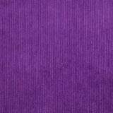 Velours polyester côtelé violet