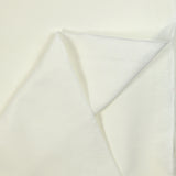 Jersey coton Bio blanc cassé