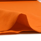 Orange tubular ribbed cuffs per meter