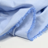 Blue cotton chambray