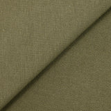 Jersey french terry coton Bio vert olive