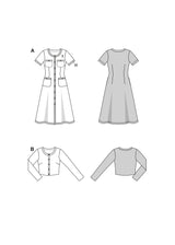 Patrón Burda n°5652: Vestido y Chaqueta