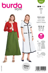 Patrón Burda n°5652: Vestido y Chaqueta
