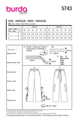 Burda Boss N ° 5743: pantalones