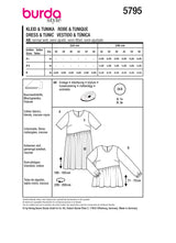 Burda Boss N ° 5795: Vestido y túnica