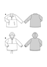 Patron Burda n°5881 : Veste
