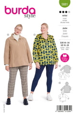 Patron Burda n°5881 : Veste