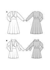 Burda boss n ° 5885: dress