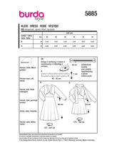 Burda boss n ° 5885: dress
