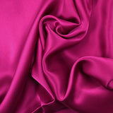 Satén de seda 100% magenta