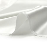 100% broken white silk satin