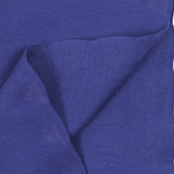 Jersey french terry coton Bio bleu indigo
