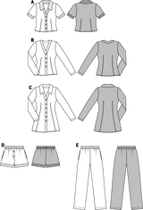Patron n ° 6742: pajamas