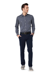 Patrón N ° 6874: Camisa de hombre con variantes de cuello