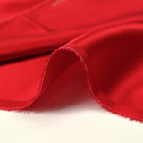 100% red silk satin