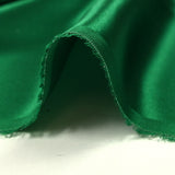 Imperial green silk satin